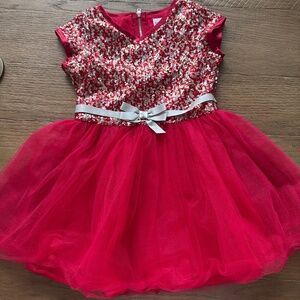 Sparkly red American Girl Doll dress for girls size 6